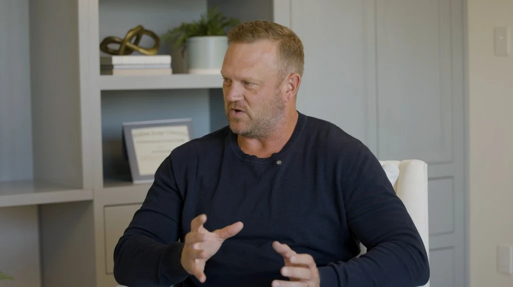 Andy Swan speaking during a Worst Meeting Ever interview