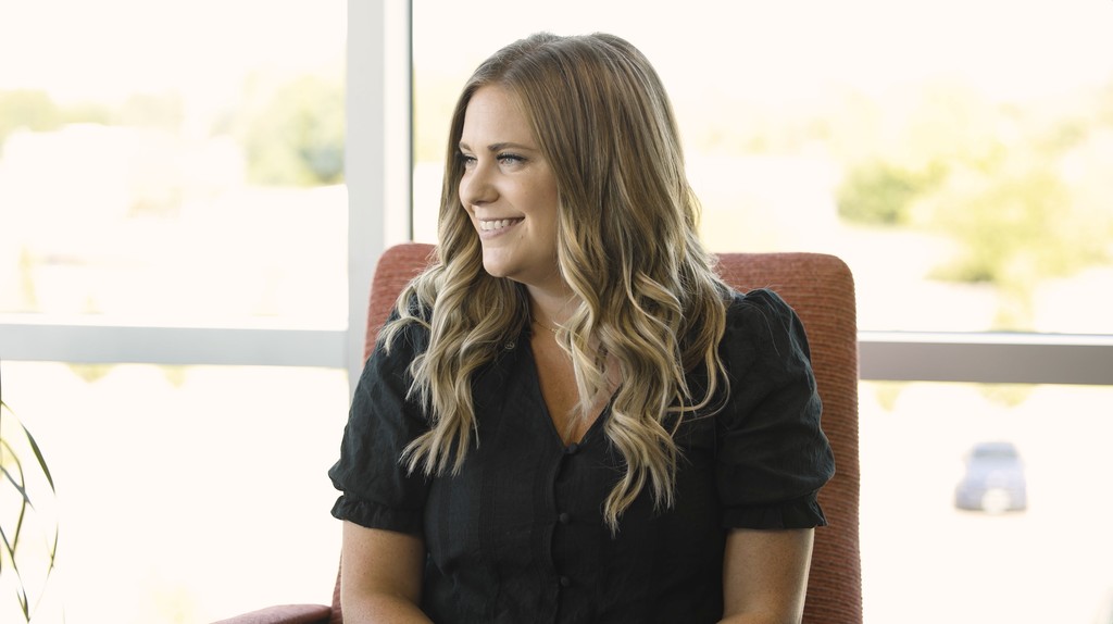 Stef Aragon speaking during a Worst Meeting Ever interview