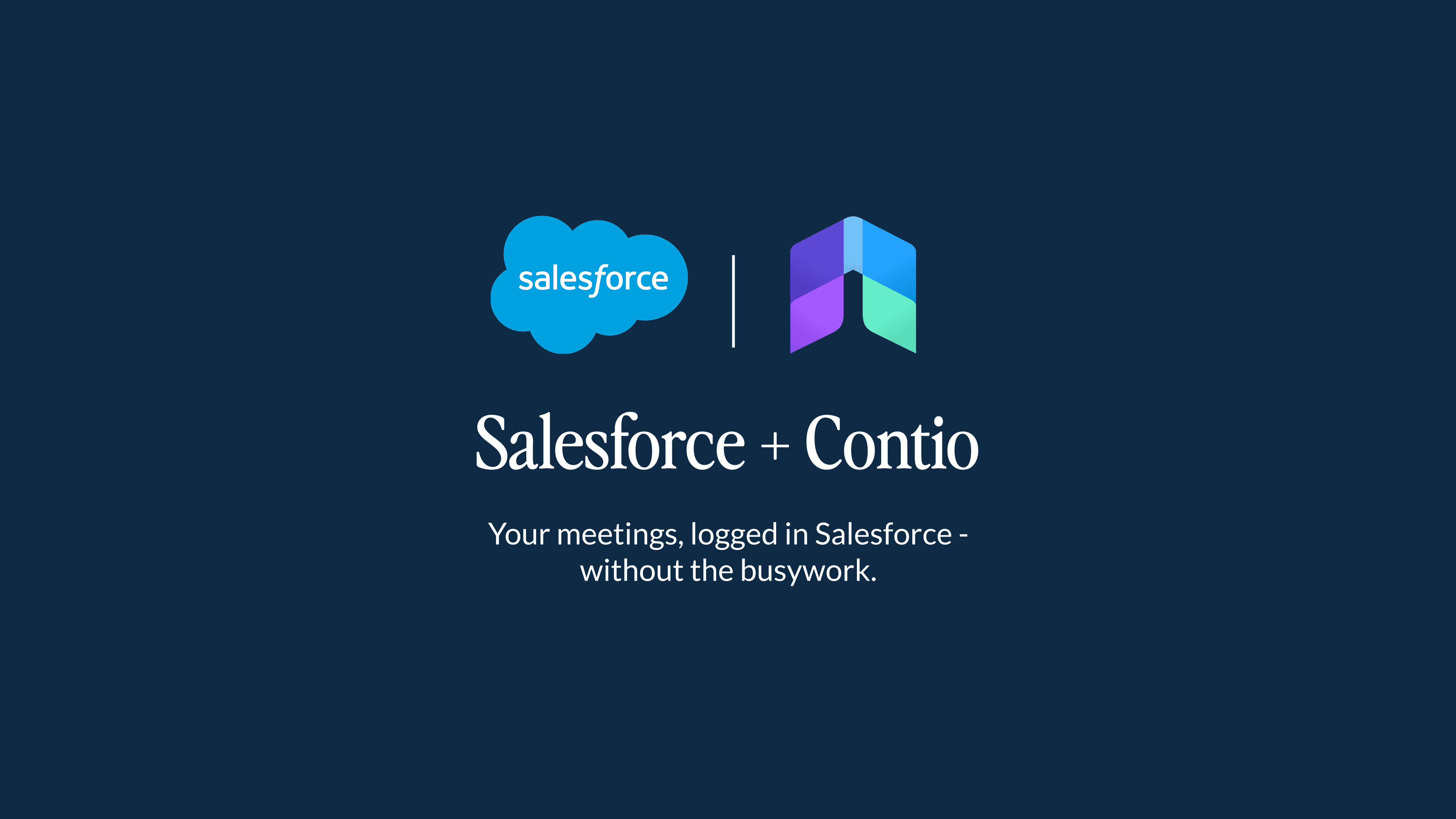 Salesforce + Contio integration square